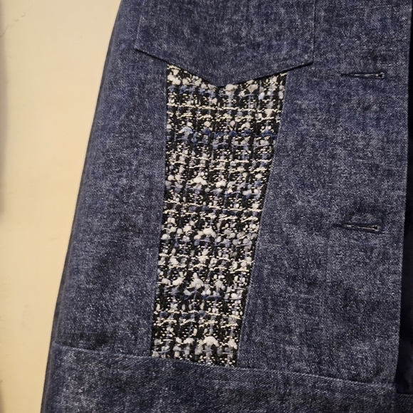 Macy McCoy Denim Tweed Jacket - Picture 4 of 12